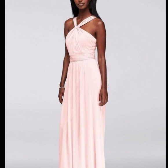 David's Bridal Dresses & Skirts - Petal Pink Bridesmaid Gown